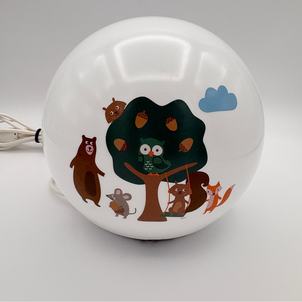 IKEA Brummig LED table lamp with Forest Pattern